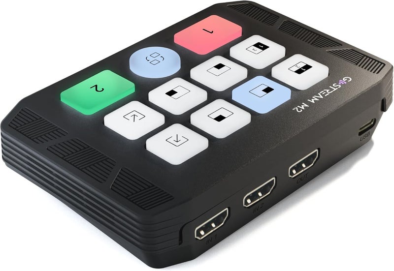 osee GoStream M2 Capture Card, Dual 4K HDMI Input Capture Card for Streaming, USB 3.0 Audio Video Capture Card Record in 1080P 60FPS Low Latency, Compatible with PS5/PS4/Xbox/Switch in OBS, YouTube - Image 1